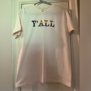 Y’ALL rainbow t shirt